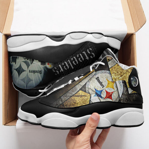 Tubopro Pittsburgh Steelers NFL AJ13 Sneakers Shoes For Men And Women - Image 2