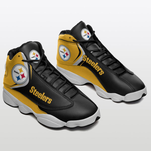 Tubopro Pittsburgh Steelers NFL AJ13 Sneakers Shoes For Men And Women - Image 2