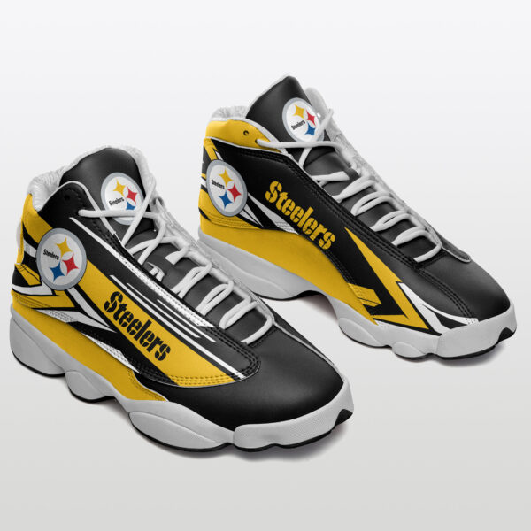 Tubopro Pittsburgh Steelers NFL AJ13 Sneakers Shoes For Men And Women - Image 2