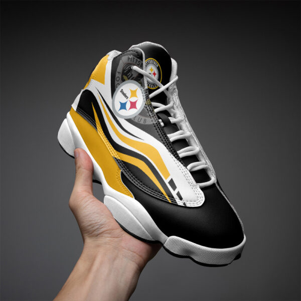 Tubopro Pittsburgh Steelers NFL AJ13 Sneakers Shoes For Men And Women - Image 3