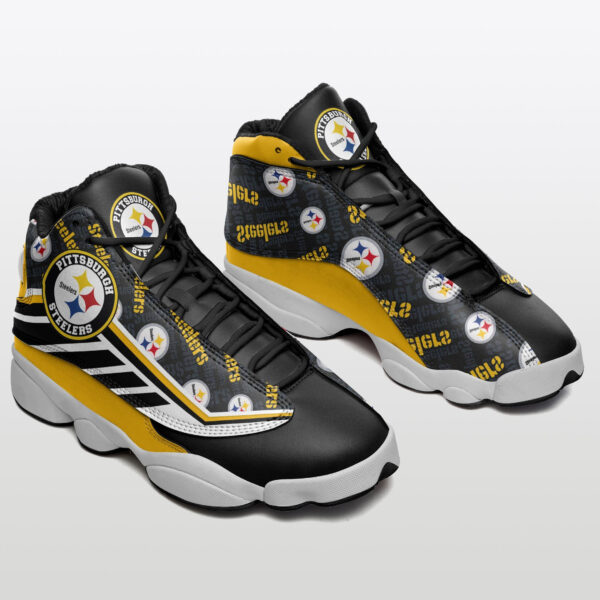 Tubopro Pittsburgh Steelers NFL AJ13 Sneakers Shoes For Men And Women - Image 2