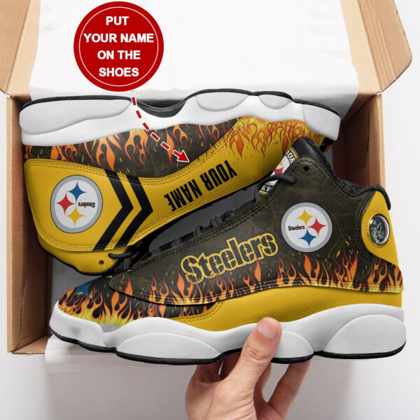 Tubopro Pittsburgh Steelers NFL AJ13 Sneakers Shoes For Men And Women