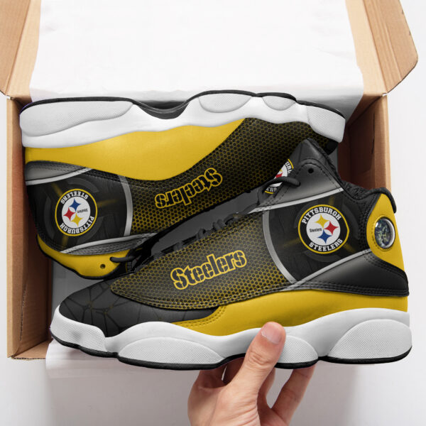 Tubopro Pittsburgh Steelers NFL AJ13 Sneakers Shoes For Men And Women - Image 2
