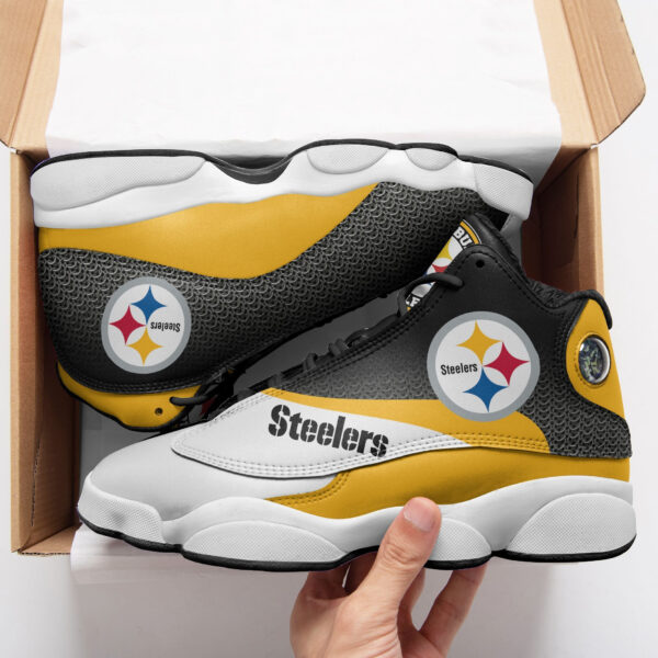 Tubopro Pittsburgh Steelers NFL AJ13 Sneakers Shoes For Men And Women - Image 2