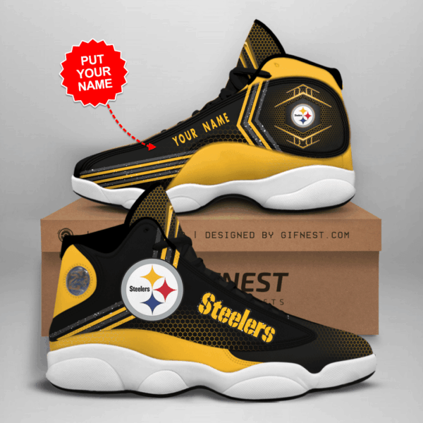 Tubopro Pittsburgh Steelers NFL AJ13 Sneakers Shoes For Men And Women