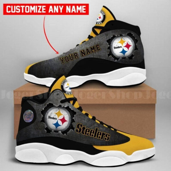 Tubopro Pittsburgh Steelers NFL AJ13 Sneakers Shoes For Men And Women