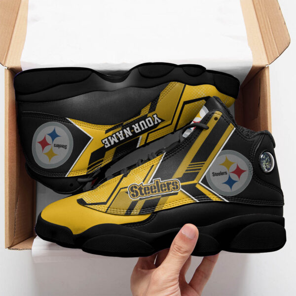 Tubopro Pittsburgh Steelers NFL AJ13 Sneakers Shoes For Men And Women - Image 2