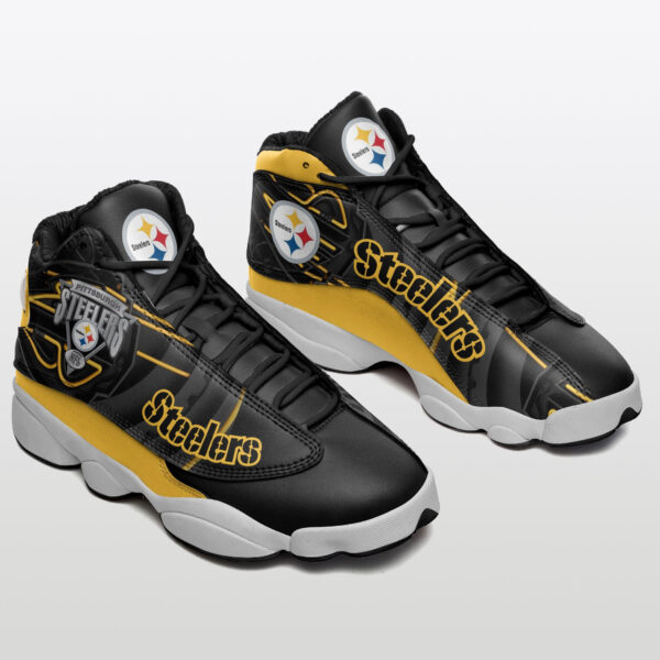 Tubopro Pittsburgh Steelers NFL AJ13 Sneakers Shoes For Men And Women - Image 2