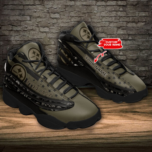 Tubopro Pittsburgh Steelers NFL AJ13 Sneakers Shoes For Men And Women