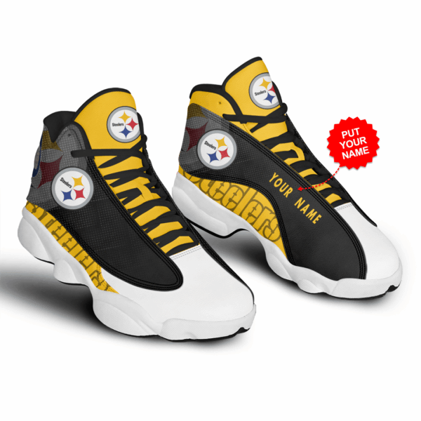 Tubopro Pittsburgh Steelers NFL AJ13 Sneakers Shoes For Men And Women - Image 2