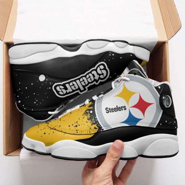 Tubopro Pittsburgh Steelers NFL AJ13 Sneakers Shoes For Men And Women - Image 2