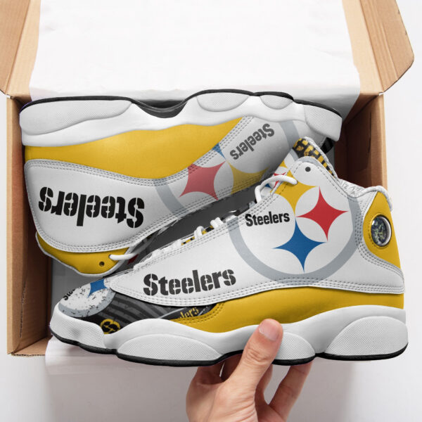 Tubopro Pittsburgh Steelers NFL AJ13 Sneakers Shoes For Men And Women - Image 2