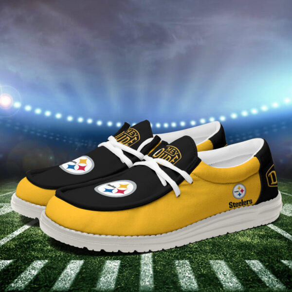 Tubopro Pittsburgh Steelers Personalized Hey Dude Shoes For Men And Women - Image 3