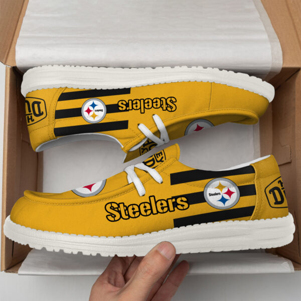 Tubopro Pittsburgh Steelers Personalized Hey Dude Shoes For Men And Women - Image 3
