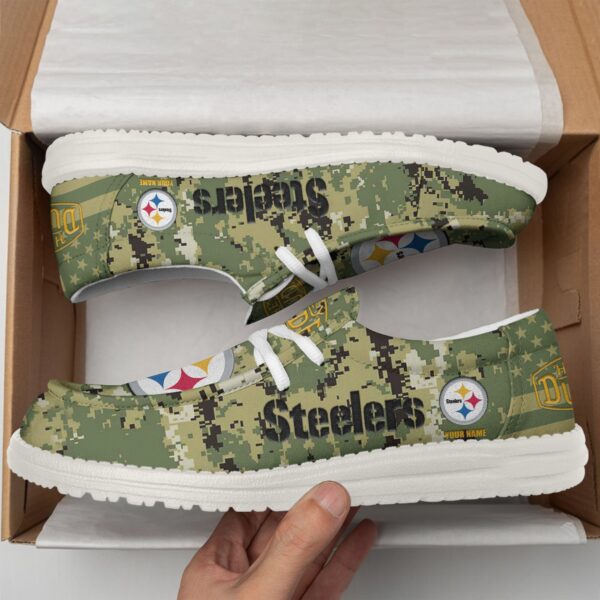 Tubopro Pittsburgh Steelers Personalized Hey Dude Shoes For Men And Women - Image 2
