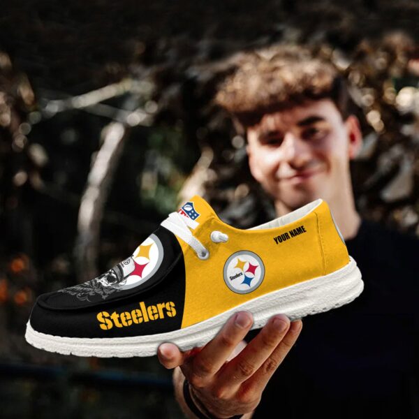 Tubopro Pittsburgh Steelers Personalized Hey Dude Shoes For Men And Women - Image 5
