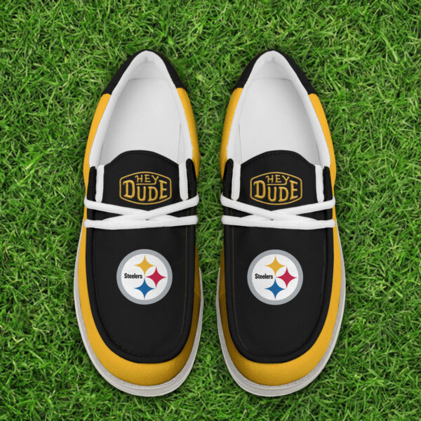 Tubopro Pittsburgh Steelers Personalized Hey Dude Shoes For Men And Women - Image 4