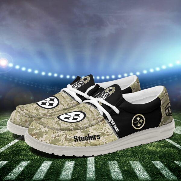 Tubopro Pittsburgh Steelers Personalized Hey Dude Shoes For Men And Women - Image 3
