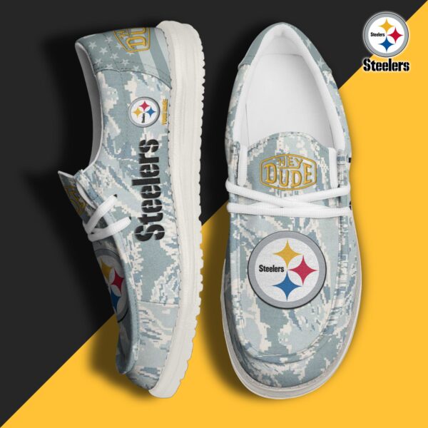 Tubopro Pittsburgh Steelers Personalized Hey Dude Shoes For Men And Women