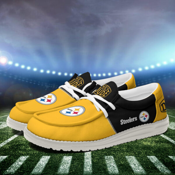 Tubopro Pittsburgh Steelers Personalized Hey Dude Shoes For Men And Women - Image 4