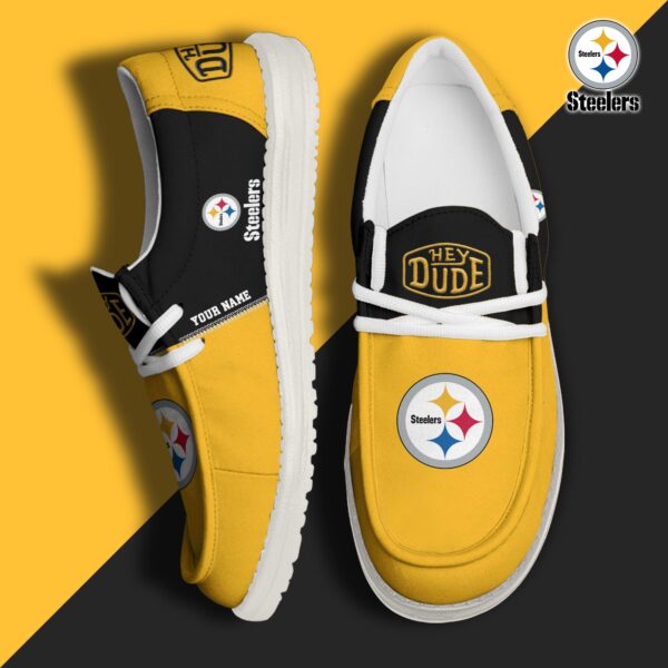 Tubopro Pittsburgh Steelers Personalized Hey Dude Shoes For Men And Women - Image 2