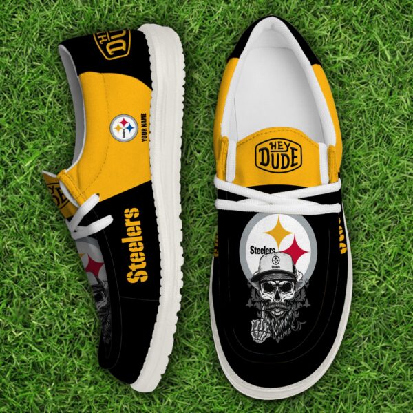 Tubopro Pittsburgh Steelers Personalized Hey Dude Shoes For Men And Women
