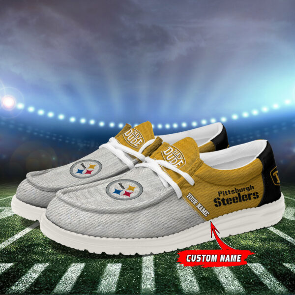 Tubopro Pittsburgh Steelers Personalized Hey Dude Shoes For Men And Women - Image 3