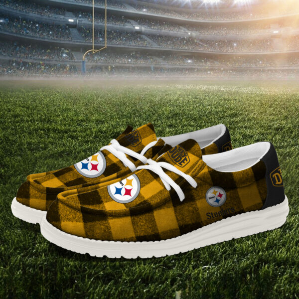 Tubopro Pittsburgh Steelers Personalized Hey Dude Shoes For Men And Women - Image 3