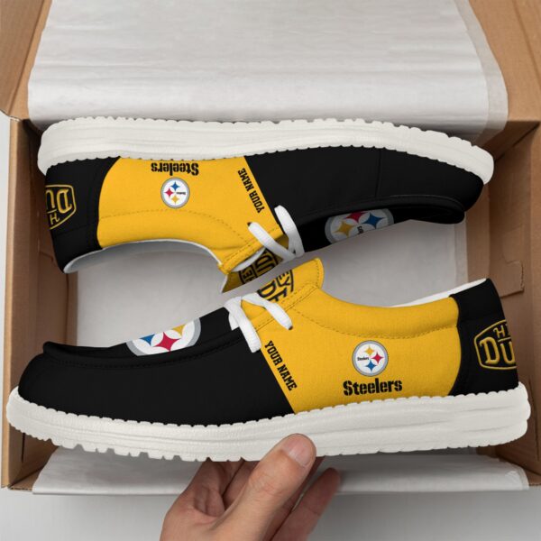 Tubopro Pittsburgh Steelers Personalized Hey Dude Shoes For Men And Women - Image 2
