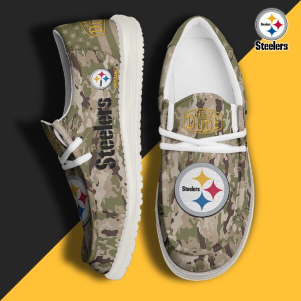 Tubopro Pittsburgh Steelers Personalized Hey Dude Shoes For Men And Women