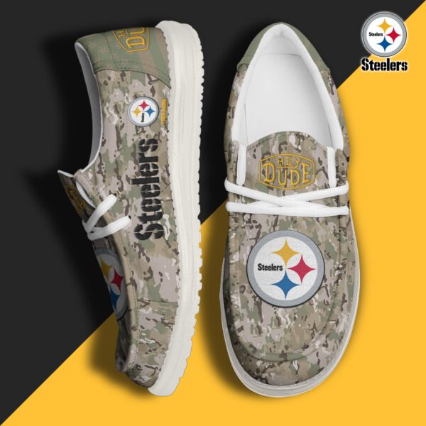 Tubopro Pittsburgh Steelers Personalized Hey Dude Shoes For Men And Women