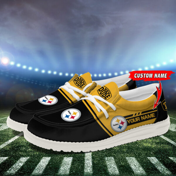 Tubopro Pittsburgh Steelers Personalized Hey Dude Shoes For Men And Women - Image 3