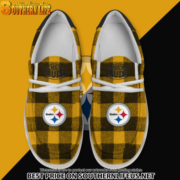 Tubopro Pittsburgh Steelers Personalized Hey Dude Shoes For Men And Women