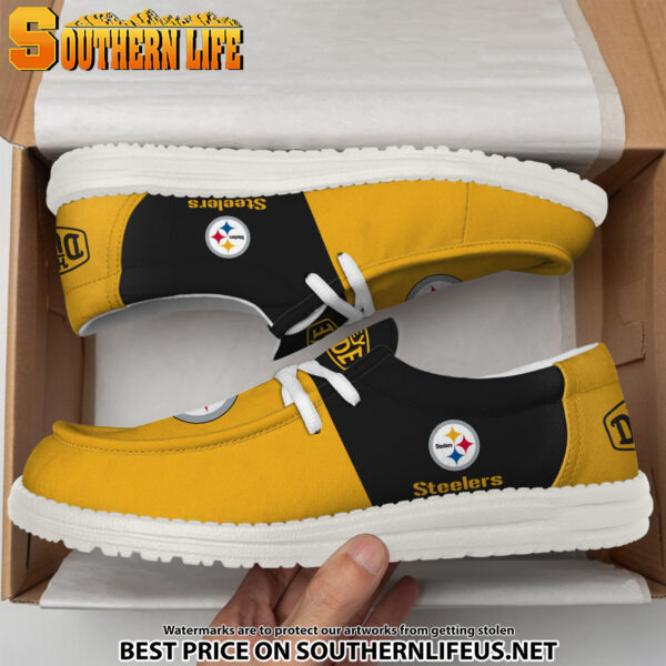Tubopro Pittsburgh Steelers Personalized Hey Dude Shoes For Men And Women - Image 4