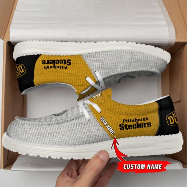 Tubopro Pittsburgh Steelers Personalized Hey Dude Shoes For Men And Women - Image 2