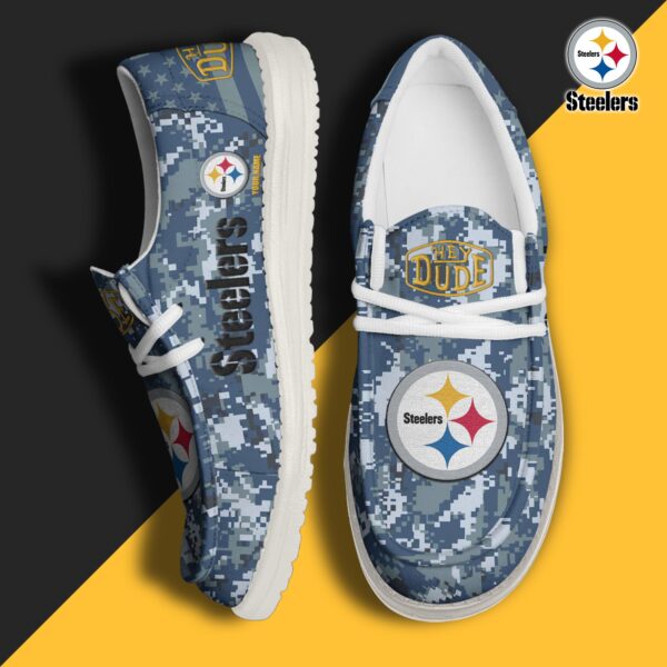 Tubopro Pittsburgh Steelers Personalized Hey Dude Shoes For Men And Women