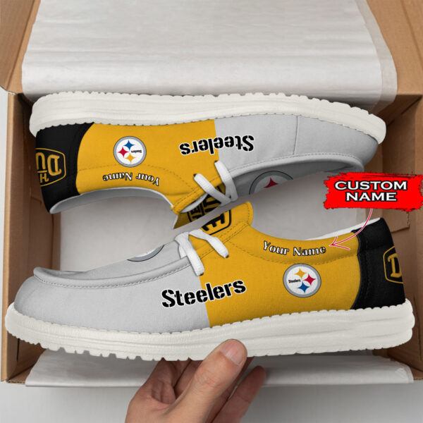 Tubopro Pittsburgh Steelers Personalized Hey Dude Shoes For Men And Women - Image 3