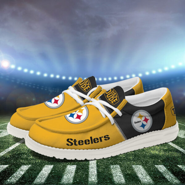 Tubopro Pittsburgh Steelers Personalized Hey Dude Shoes For Men And Women - Image 3