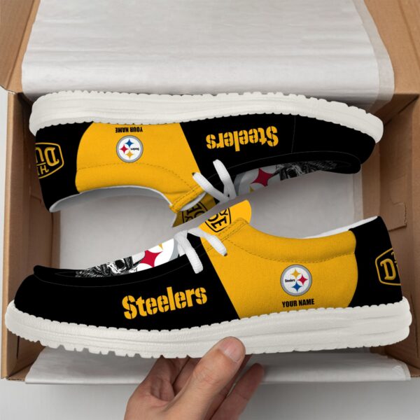 Tubopro Pittsburgh Steelers Personalized Hey Dude Shoes For Men And Women - Image 3