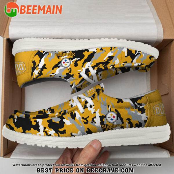 Tubopro Pittsburgh Steelers Personalized Hey Dude Shoes For Men And Women - Image 4