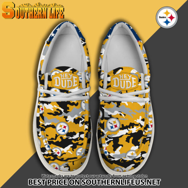 Tubopro Pittsburgh Steelers Personalized Hey Dude Shoes For Men And Women