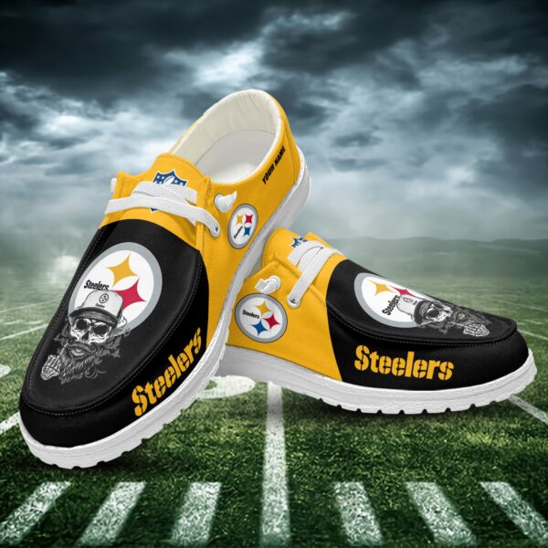 Tubopro Pittsburgh Steelers Personalized Hey Dude Shoes For Men And Women