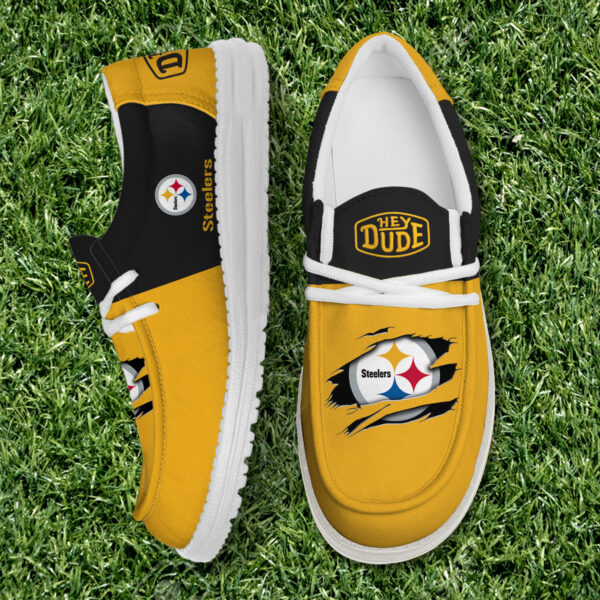 Tubopro Pittsburgh Steelers Personalized Hey Dude Shoes For Men And Women