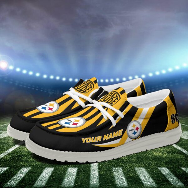 Tubopro Pittsburgh Steelers Personalized Hey Dude Shoes For Men And Women - Image 3