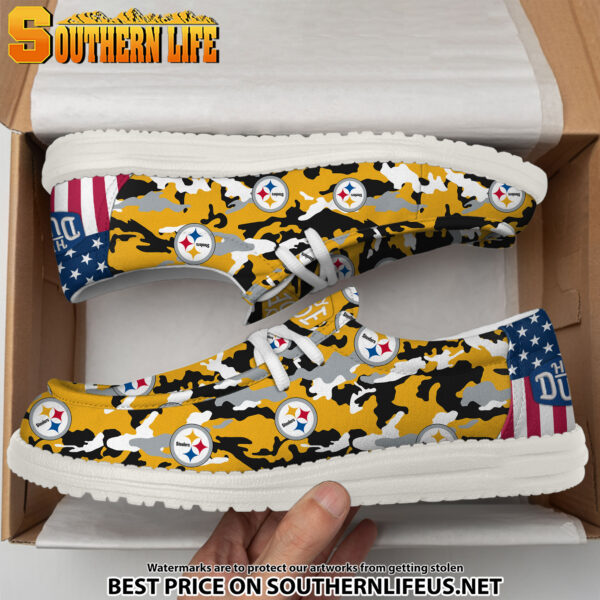 Tubopro Pittsburgh Steelers Personalized Hey Dude Shoes For Men And Women - Image 4