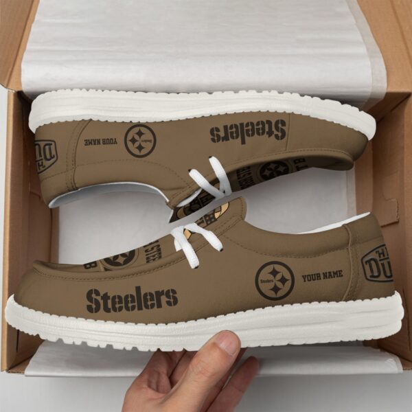 Tubopro Pittsburgh Steelers Personalized Hey Dude Shoes For Men And Women - Image 2