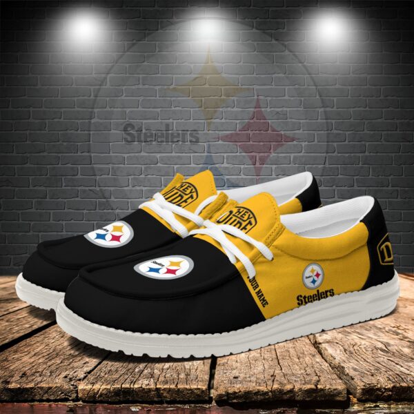 Tubopro Pittsburgh Steelers Personalized Hey Dude Shoes For Men And Women - Image 3