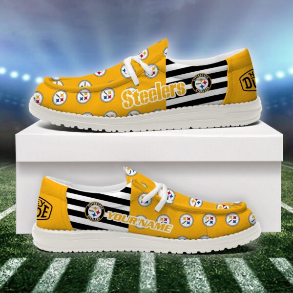 Tubopro Pittsburgh Steelers Personalized Hey Dude Shoes For Men And Women - Image 2