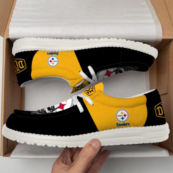 Tubopro Pittsburgh Steelers Personalized Hey Dude Shoes For Men And Women - Image 3