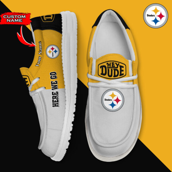 Tubopro Pittsburgh Steelers Personalized Hey Dude Shoes For Men And Women